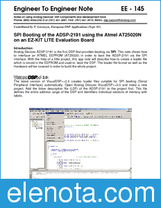Analog Devices EE-145 datasheet