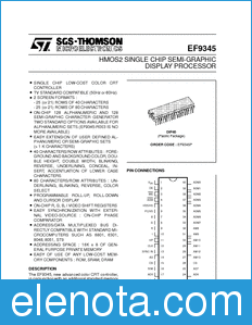 STMicroelectronics EF9345 datasheet