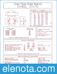 Microsemi EH6012B datasheet
