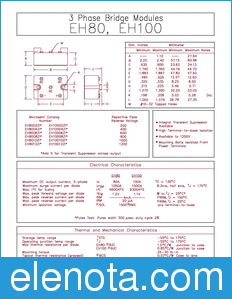 Microsemi EH8002Z1 datasheet