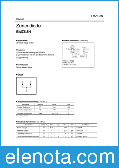 Rohm EMZ6.8N datasheet