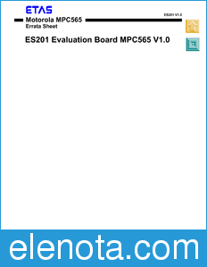 Motorola ES201 datasheet
