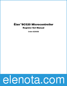AMD ElanSC520 datasheet