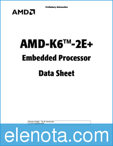 AMD Embedded Processor datasheet
