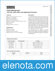 Fairchild FAN1539 datasheet