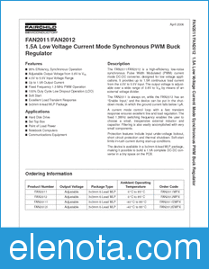 Fairchild FAN2012 datasheet