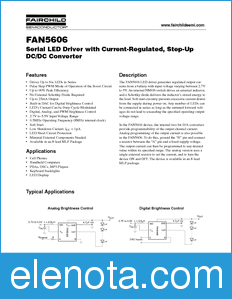 Fairchild FAN5606 datasheet