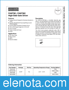 Fairchild FAN7361 datasheet