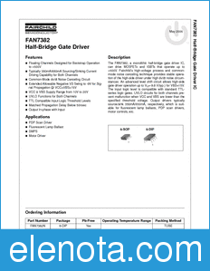 Fairchild FAN7382 datasheet