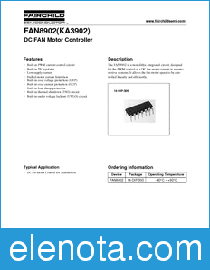 Fairchild FAN8902 datasheet