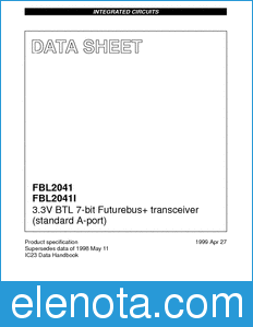 Philips FBL2041 datasheet