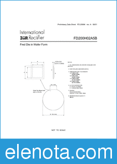 International Rectifier FD200H02A5B datasheet
