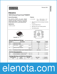 Fairchild FDC2512 datasheet