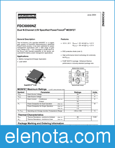 Fairchild FDC6000NZ datasheet