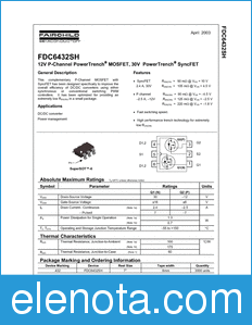 Fairchild FDC6432SH datasheet