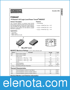 Fairchild FDM606P datasheet