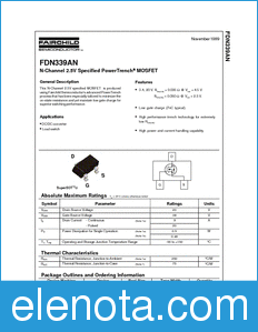 Fairchild FDN339AN datasheet