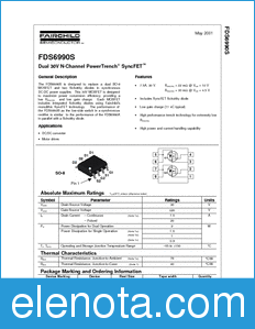 Fairchild FDS6990S datasheet