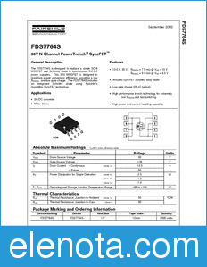 Fairchild FDS7764S datasheet