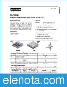 Fairchild FDZ298N datasheet