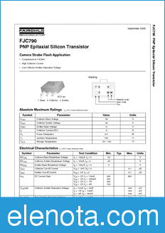 Fairchild FJC790 datasheet