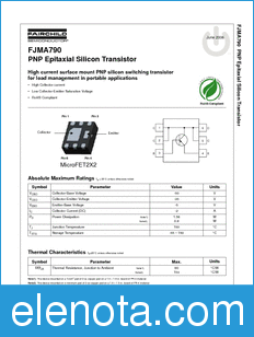 Fairchild FJMA790 datasheet