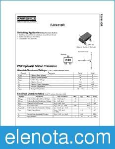 Fairchild FJV4110R datasheet