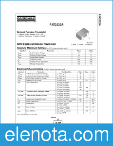 Fairchild FJX2222A datasheet
