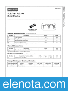Fairchild FLZ7V5 datasheet