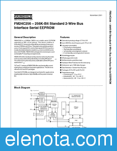 Fairchild FM24C256 datasheet