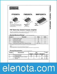 Fairchild FMB2907A datasheet