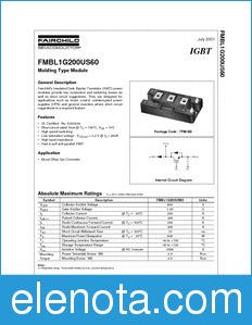Fairchild FMBL1G200US60 datasheet