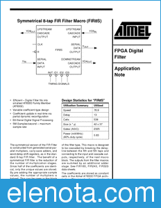 Atmel FPGA datasheet