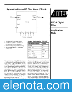Atmel FPGA datasheet