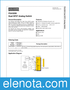 Fairchild FSA3259 datasheet
