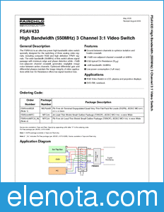 Fairchild FSAV433 datasheet