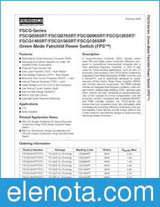 Fairchild FSCQ1565RP datasheet