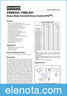 Fairchild  Semiconductor FSDH321, FSDL321 datasheet