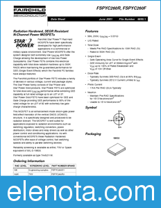 Fairchild FSPYC260F3 datasheet