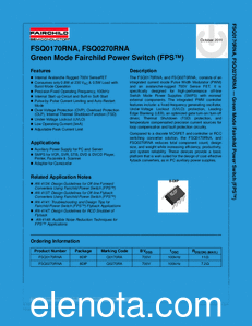 Fairchild  Semiconductor FSQ0170RNA datasheet