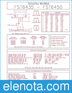 Microsemi FST6435 datasheet