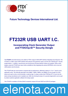 FTDI Chip FT232R datasheet