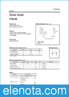 Rohm FTZ5.6E datasheet
