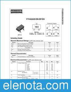 Fairchild FYV0203DN datasheet