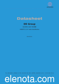 DD-Group G154I1-L01-V538B datasheet
