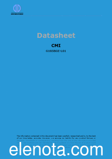 CMI G185BGE-L01 datasheet