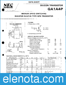 NEC GA1A4P datasheet