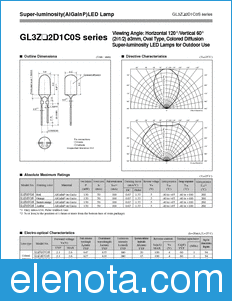 Sharp GL3Z2D1C0S datasheet