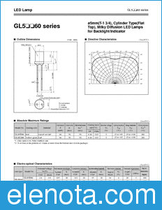 Sharp GL560 datasheet
