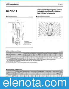 Sharp GL7FU11 datasheet